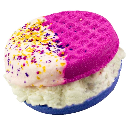 Raspberry Surprise Ice Cream Sandwich Bath Bomb