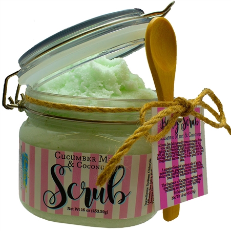 Cucumber Mint and Coconut Milk Body Scrub