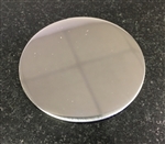 2" Cover plate for glass shower doors