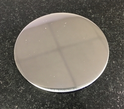 2" Cover plate for glass shower doors