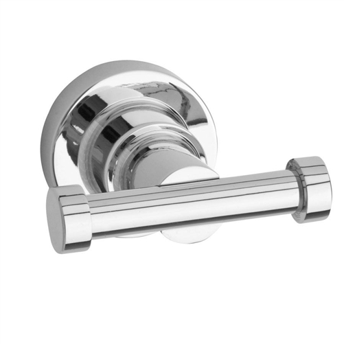 no drill double robe hook for tile, glass and stone by nie wieder