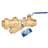 Caleffi 121 FlowCalâ„¢ 1" NPT female automatic flow balancing valve with integral ball valve. 121161A