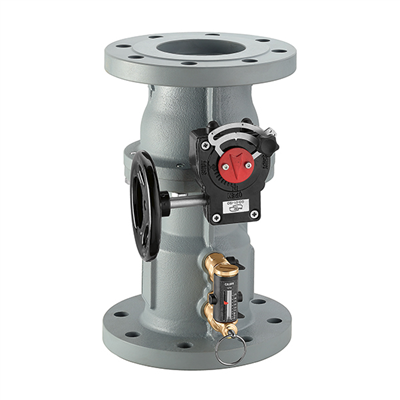 Caleffi 2 Â½" ANSI flange, 132 QuickSetter Balancing valve with flow meter. 132060A