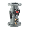 Caleffi 4" ANSI flange, 132 QuickSetter Balancing valve with flow meter. 132100A