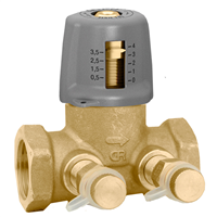 Caleffi 142 Variable Orifice Â½" NPT balancing valve. 142241A