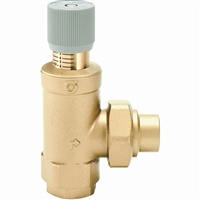 Caleffi 1" NPT inlet x 1" sweat outlet Differential pressure by-pass valve 519609A