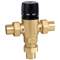 Caleffi Â¾" sweat MixCal Sweat with inlet check valves 521509AC