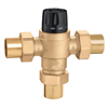 Caleffi 1 Â¼" sweat adjustable thermostatic mixing valve, 523178A