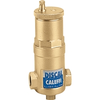 Caleffi Â¾" NPT female Discal Compact Air separator with Â½" service check valve,551003AC