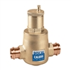 Caleffi 1 Â¼" integral press Discal Press Air Separator with check valve 551067AC