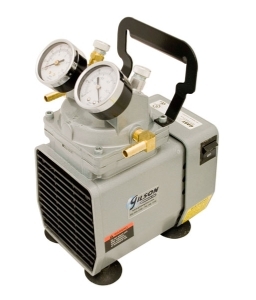 MA-32  Lab Oilless Vacuum Pump & Compressor with Gauges
