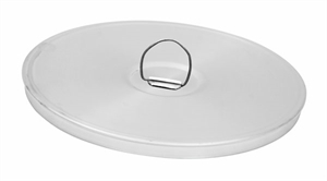 8" Sieve Cover with Ring, Stainless. V8SFXCR