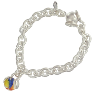 pee wee marblePOP! Link Bracelet-with-Charm