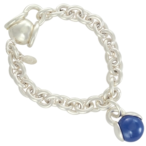 fancy marblePOP! Link Bracelet-with-Charm