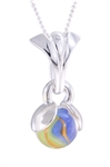 fancy gaia marblePOP! pendant