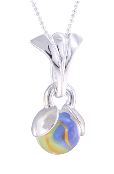 fancy gaia marblePOP! pendant