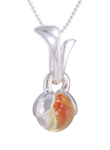 fancy iris marblePOP! pendant