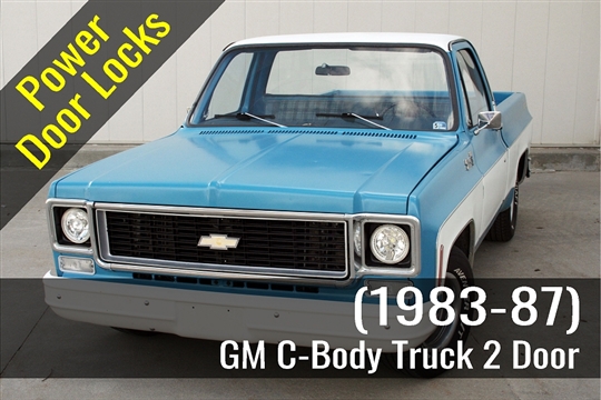 Power Door Lock Add-On Hardware Kit for GM C-Body Truck 2 Door (1982-1987)