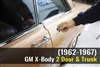 Klassic Keyless GM X-Body 2 Door (1962-1967) Keyless Entry System with Trunk Release