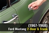Klassic Keyless Ford Mustang & Mercury Cougar (1967-1968) Keyless Entry System with Trunk Release