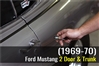 Klassic Keyless Ford Mustang & Mercury Cougar (1969-1970) Keyless Entry System with Trunk Release
