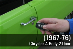 Klassic Keyless Chrysler A Body 2 Door (1967-76) Keyless Entry System