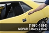 Klassic Keyless Chrysler MOPAR E-Body 2-Door (1970-1974) Door Keyless Entry System