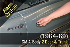 Alarm System with Keyless Entry and Power Trunk Release for GM A-Body 2 Door (1964-1969)