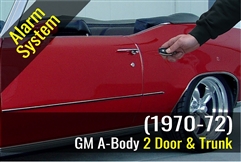 Alarm System with Keyless Entry and Power Trunk Release for GM A-Body 2 Door (1970-1972)