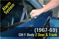 Alarm System with Keyless Entry and Power Trunk Release for GM F-Body 2 Door (1967-1969)
