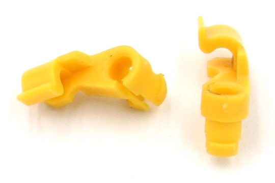 [86-00003] Klassic Keyless Large Yellow Door Clip Plastic 5mm Rod, 7mm Hole, LH