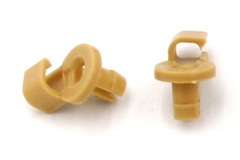 [86-00005] Klassic Keyless Small Tan Door Clip Plastic 3.5mm Rod, 5mm Hole, RH