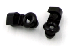 [86-00010] Klassic Keyless Medium Black Door Clip Plastic 5/32" Rod, 15/64" Hole, LH