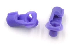 [86-00012] Klassic Keyless Medium Purple Door Clip Plastic 3.5mm Rod, 6.5mm Hole, RH