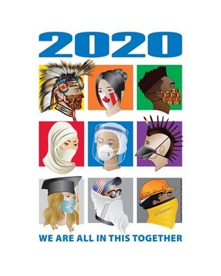 2020 The Human Race Art Print