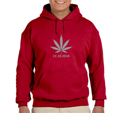 Unisex Cannabis Print Hoodie