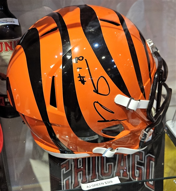 AJ Green Signed Full Size Replica Helmet