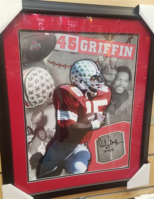 Archie Griffin Signed 16 x 20 Framed