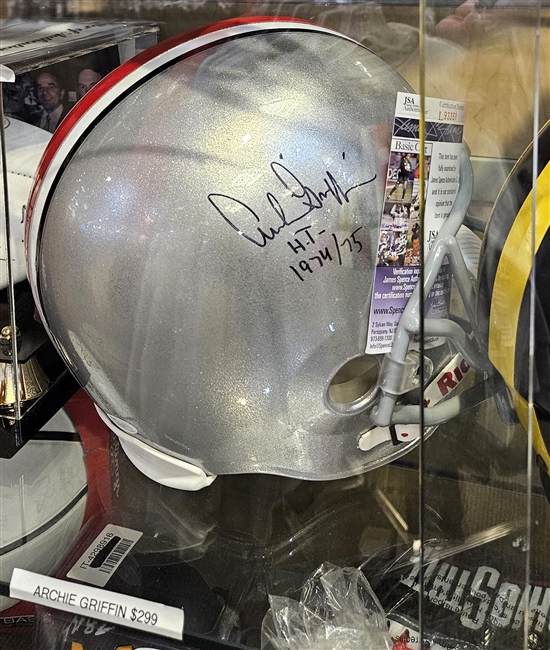 Archie Griffin Signed Full Size Replica Helmet