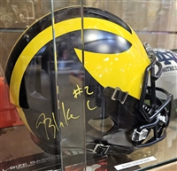 Blake Corum Signed Full Size Replica Helmet
