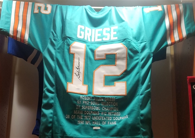 Bob Griese Signed Replica Jersey
