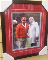 Earle Bruce & Woody Wayes Unsigned 11 x 14 Framed