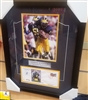 Charles Woodson Signed Envelope w/8x10 Collage Framed