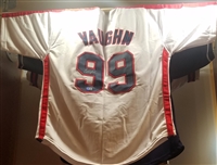 Charlie Sheen Signed Rick Vaughn Replica Jersey