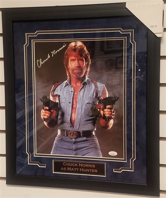 Chuck Norris Signed 11 x 14 Framed