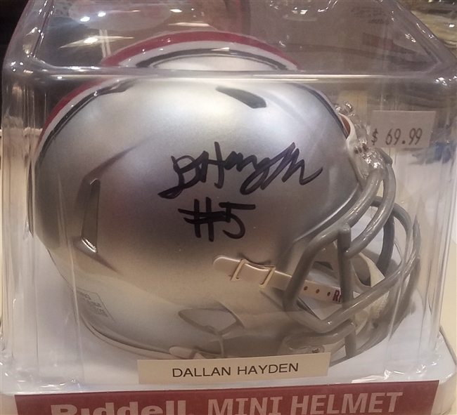 Dallan Hayden Signed Mini Helmet