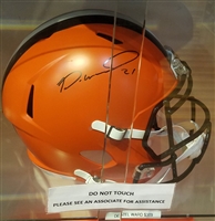 Denzel Ward Signed Full Size Replica Helmet