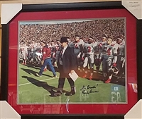 Earle Bruce Signed 16 x 20 Framed