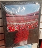 Official Ohio Stadium Piece of End Zone Turf w/8 x 10 Photo Gray Plaque