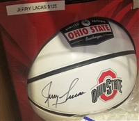 Jerry Lucas Signed Full Size Basketball